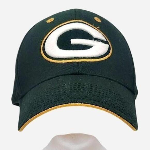 Green Bay Packers adjustable baseball cap Green/Yellow - Picture 1 of 6